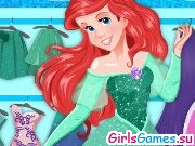 Игра Принцесса Ариэль в магазине одежды